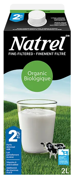 Organic Fine-Filtered 2% Milk | Natrel